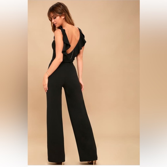 Lulus Black Jumpsuit in perfect condition - Picture 4 of 6